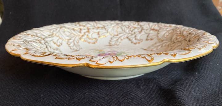 MEISSENマイセン　アンティーク　5花絵付け皿　最高級　レア