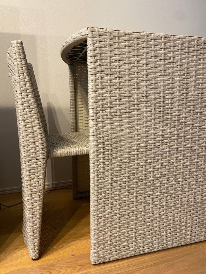 テラス　テーブルチェア　3点セット　コンパクトシリーズ　値下げしました。