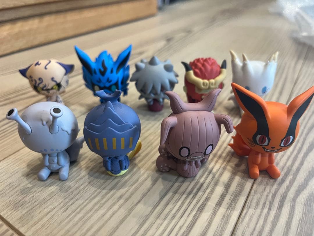 NARUTO一番くじ尾獣ちょこのっこ9体セット - メルカリ