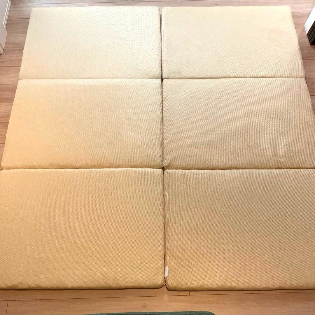 【2枚セット！】エアリーマットレス シングル ベージュ【アイリスオーヤマ】