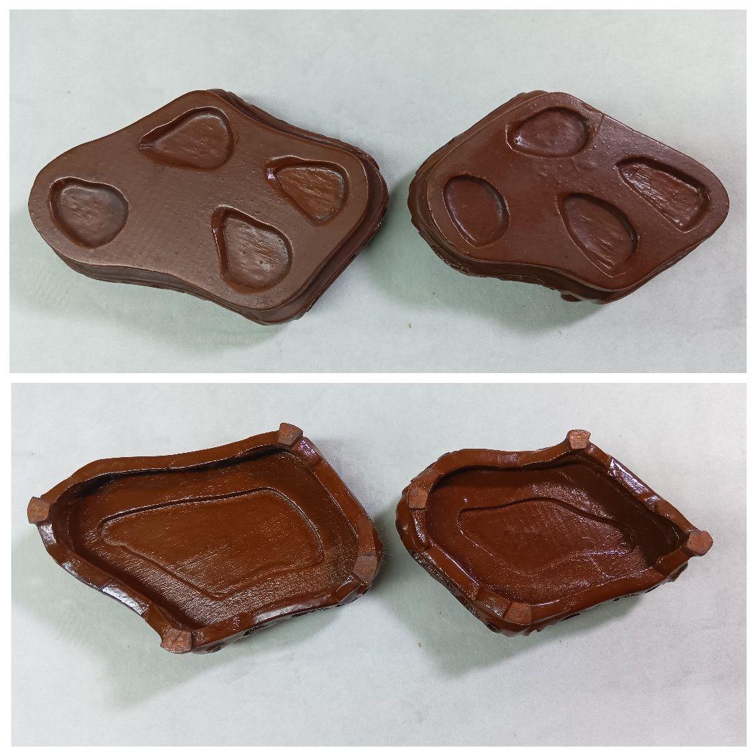 ローズクォーツ 獅子像 2体セット　置物　台座付き　バラ石英　紅石英　縁起物