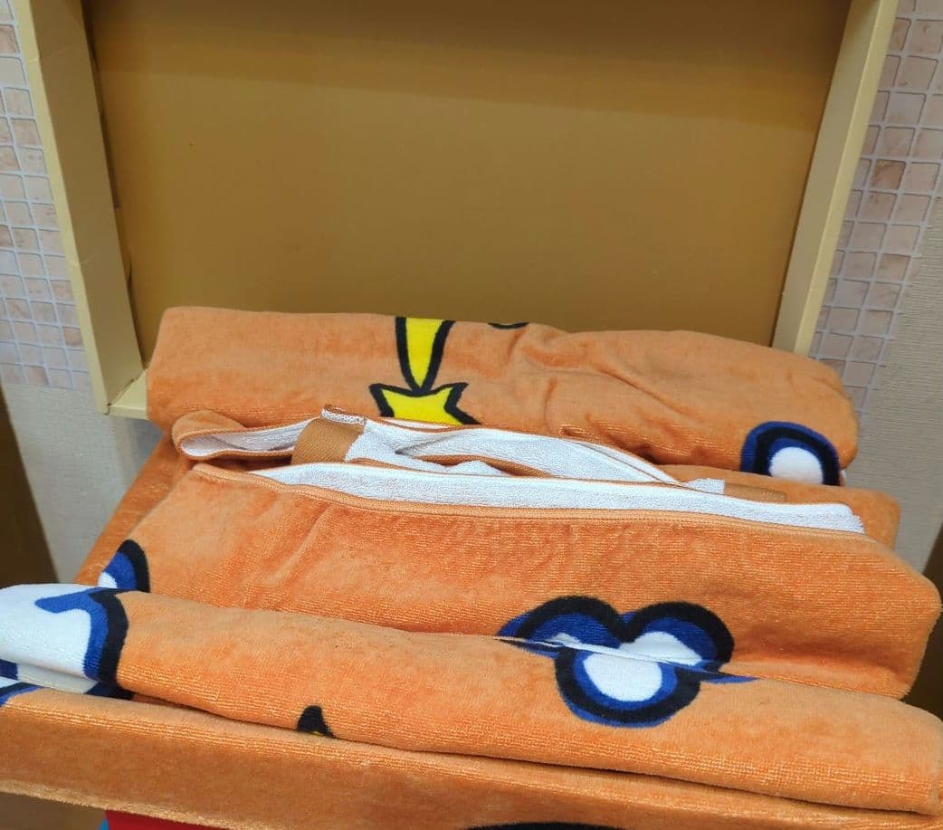 Castelbajac クマと三日月 タオルケット・未使用元箱入・デッドストック