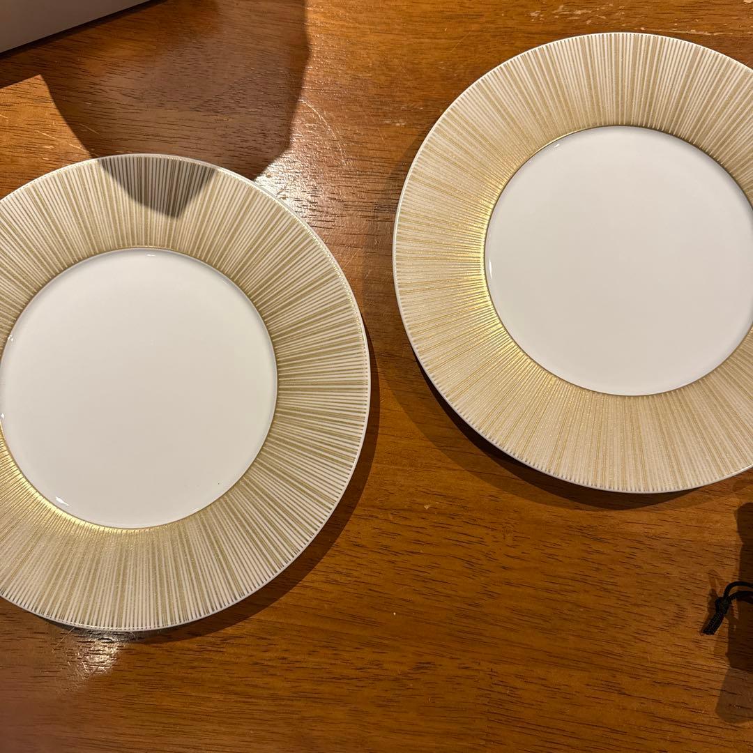 BERNARDAUD sol デザートプレート21cm 2枚