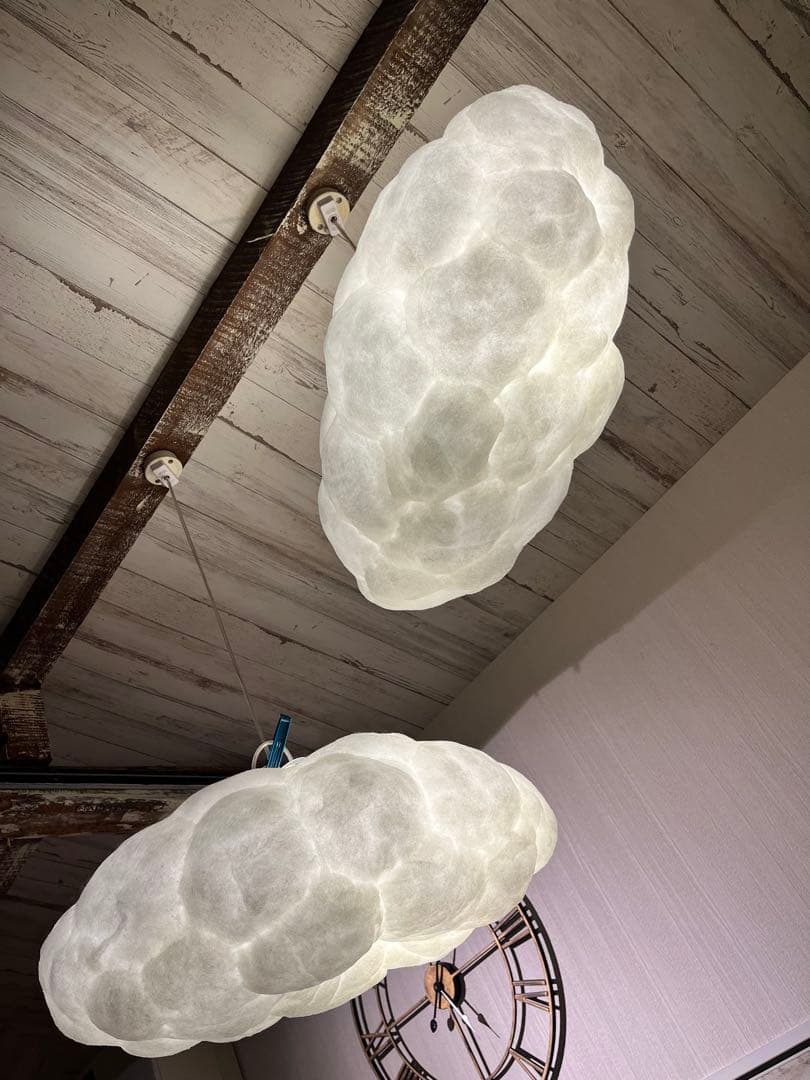 雲型ペンダントライト2個セット