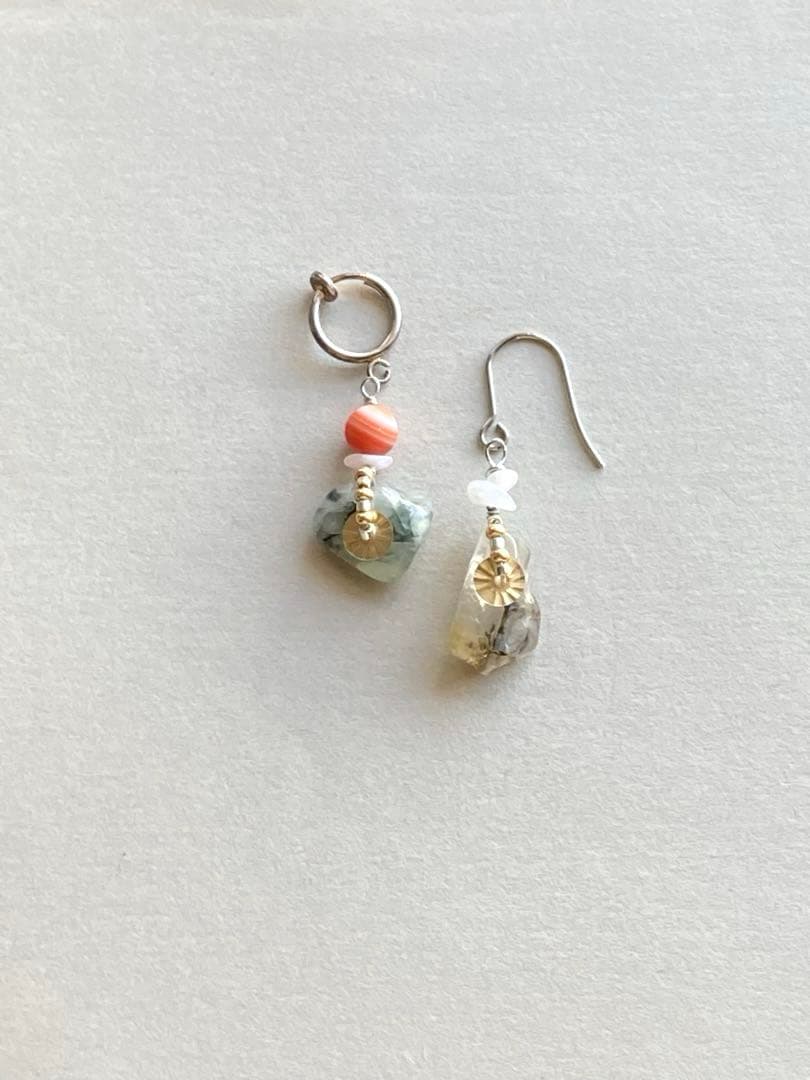 no.0281 サードニクスとデンドリック　流れ星のソレイユ　一点物