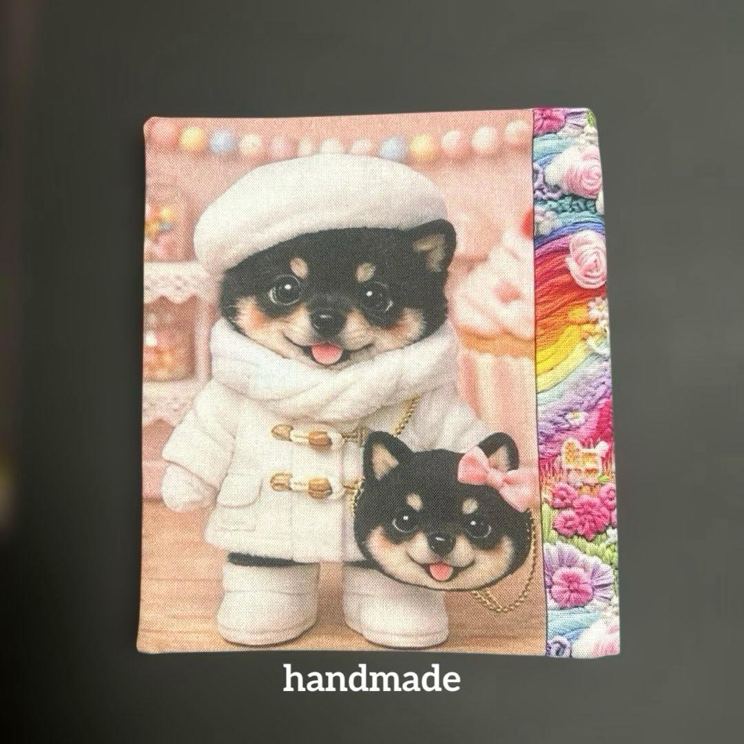 一点限定品！レアパネル 柴犬袱紗型フラットポーチ ハンドメイド