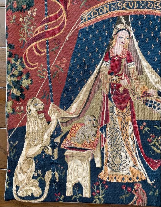 ベルギー製ゴブラン織クッション