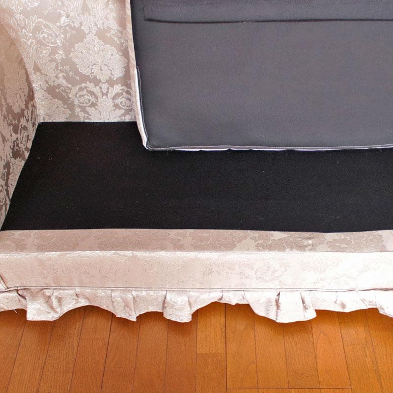 シュシュ カウチソファ ベージュ ファブリック 445-037