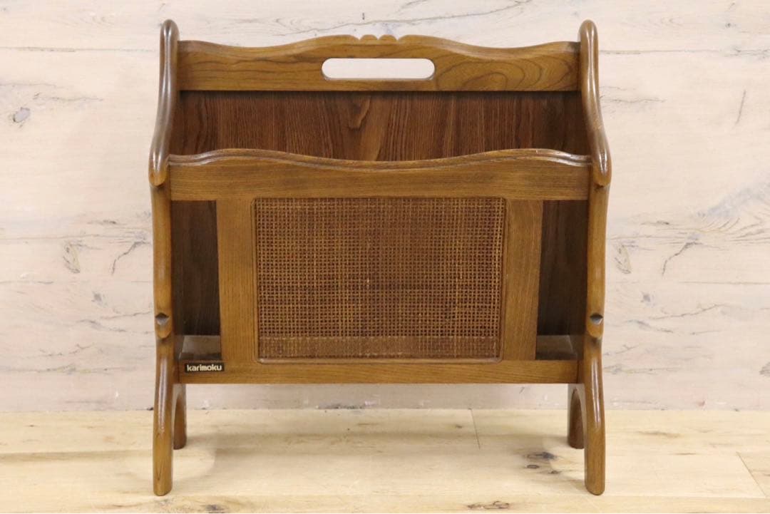 GMHS123A○karimoku / カリモク コロニアル マガジンラック ス