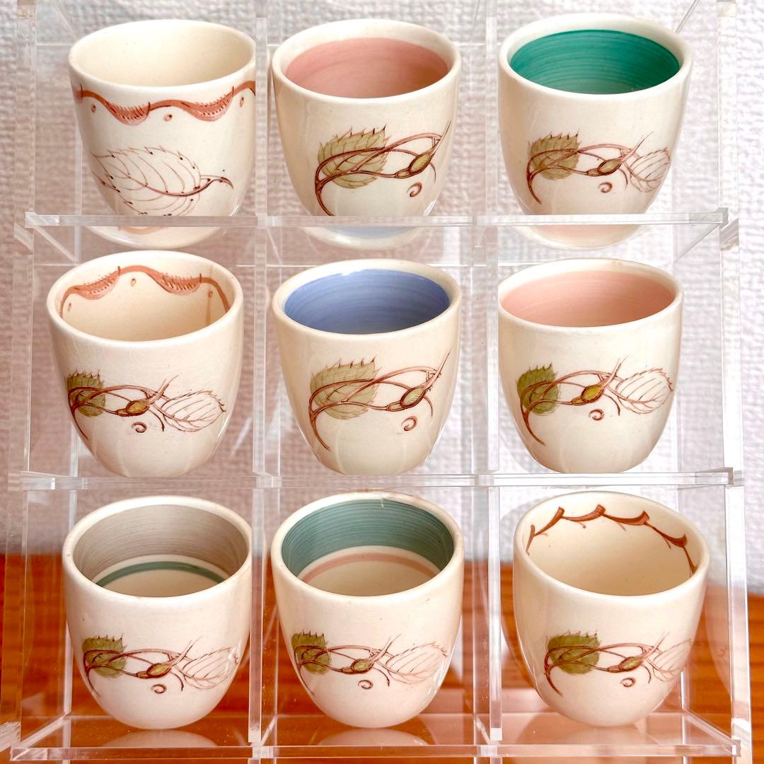 034 スージークーパー 希少パトリシアローズ エッグカップ 9種類セット