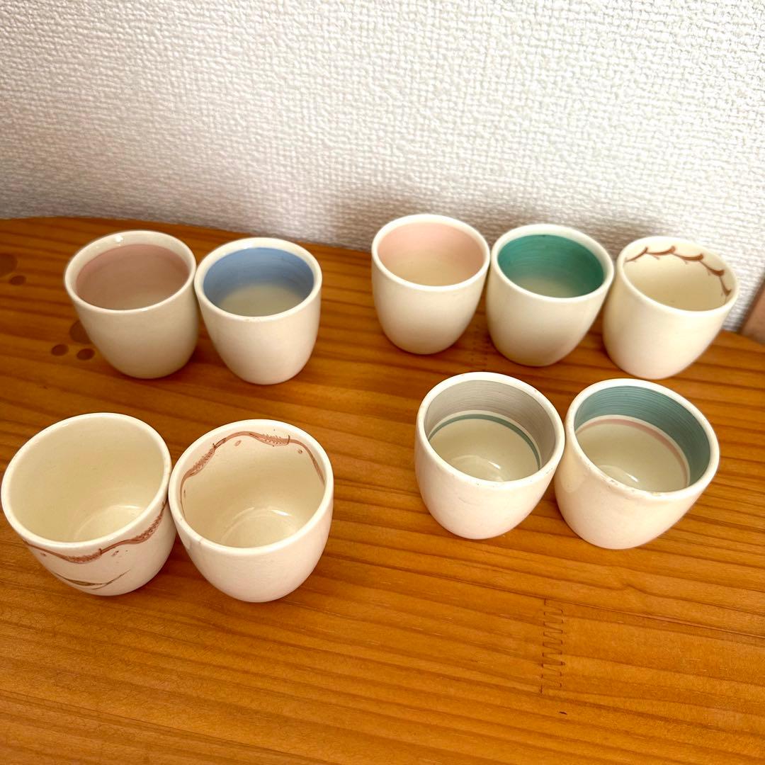 034 スージークーパー 希少パトリシアローズ エッグカップ 9種類セット