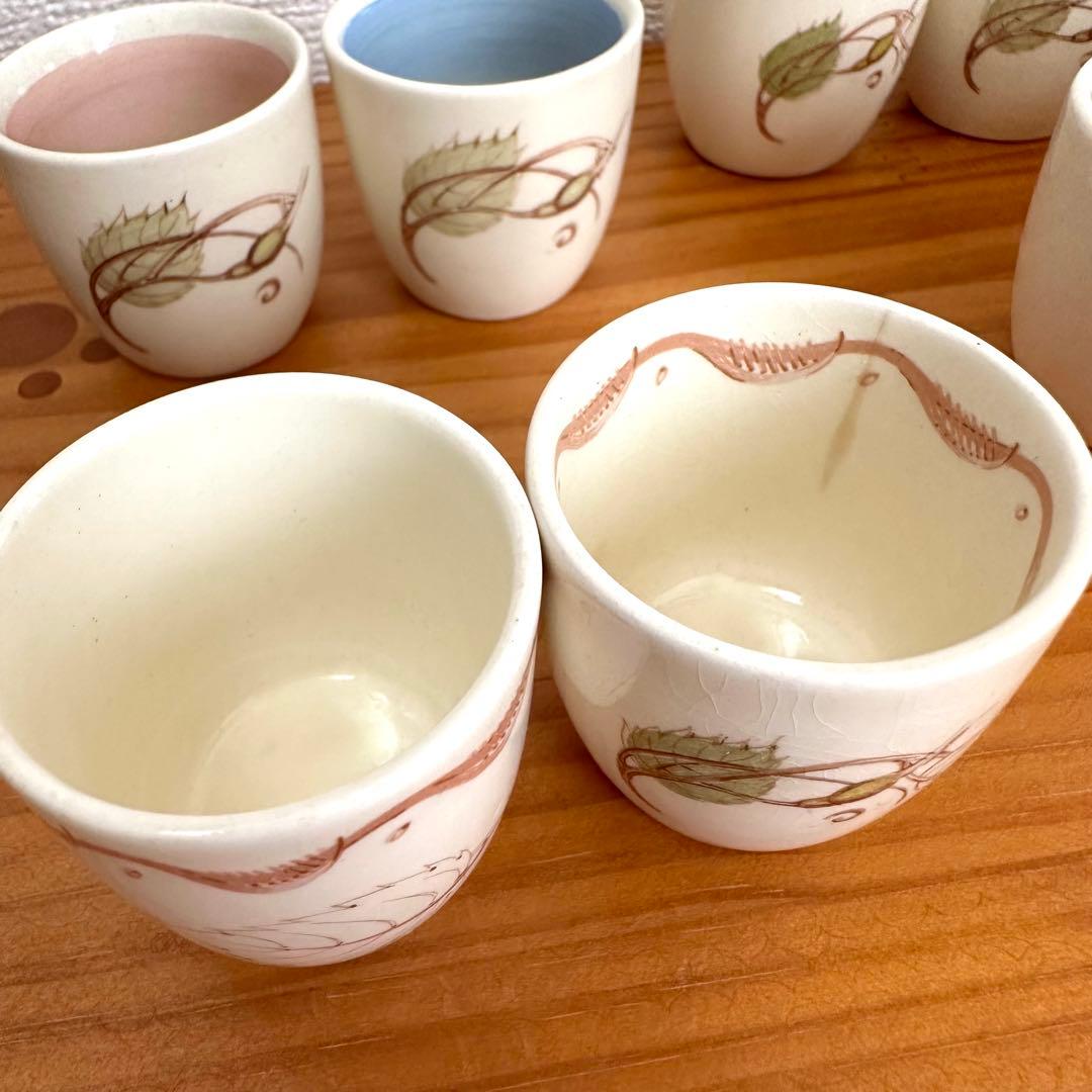 034 スージークーパー 希少パトリシアローズ エッグカップ 9種類セット