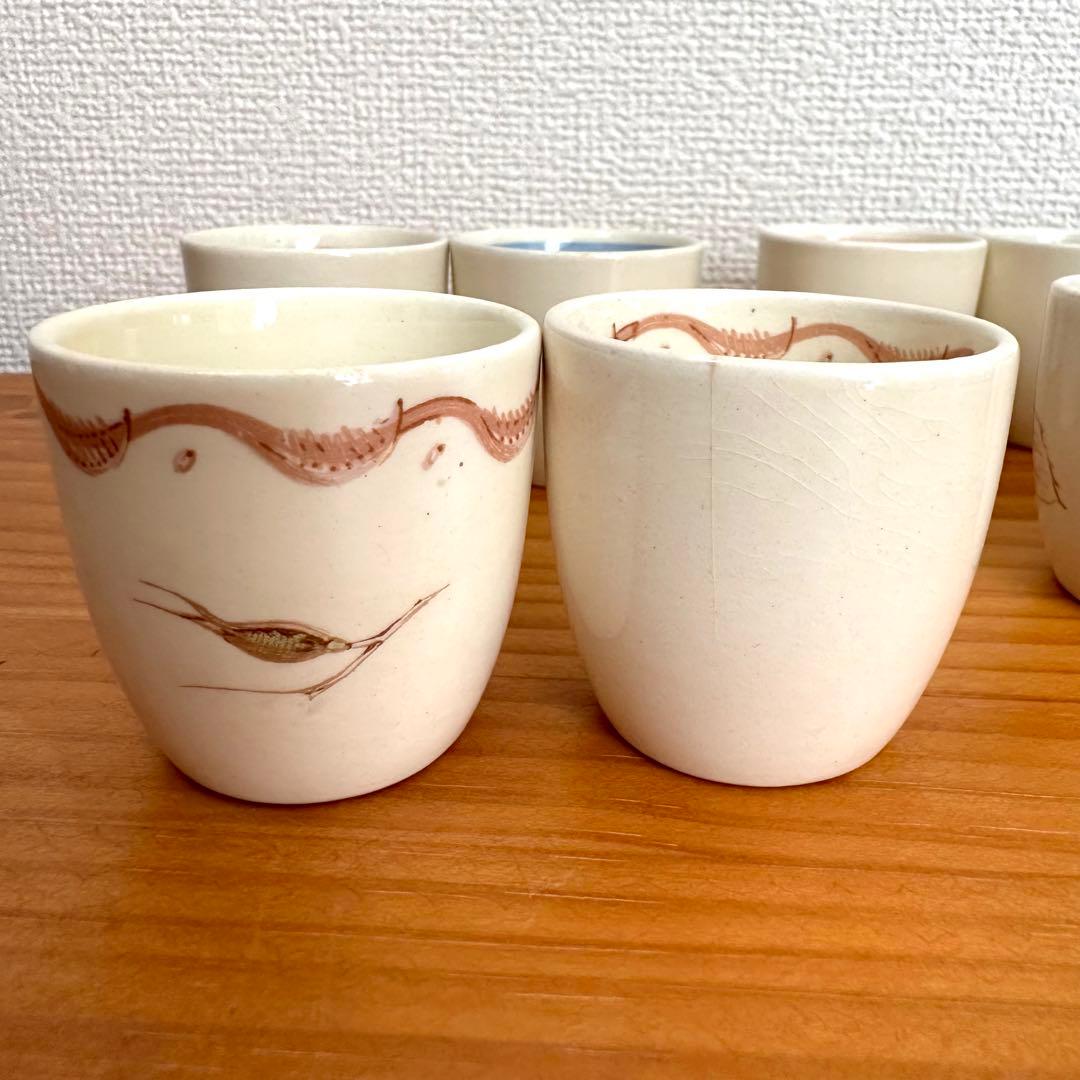 034 スージークーパー 希少パトリシアローズ エッグカップ 9種類セット