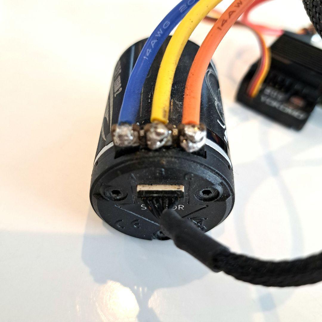 -117- ブラシレスモーター13.5T＆ESC＆プログラムカードセット