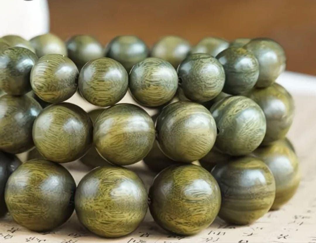 沈香 グリーンウッドブレスレット