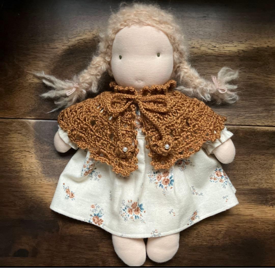 ウォルドルフ人形B体用3点セット セットアップ&長袖ワンピース