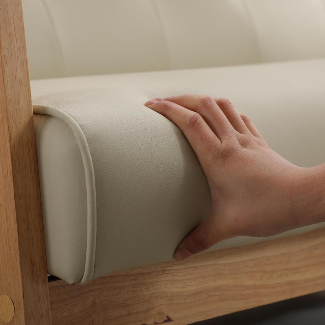 【新品】人気 高級感PVCレザーソファ 2人掛け 組立簡単