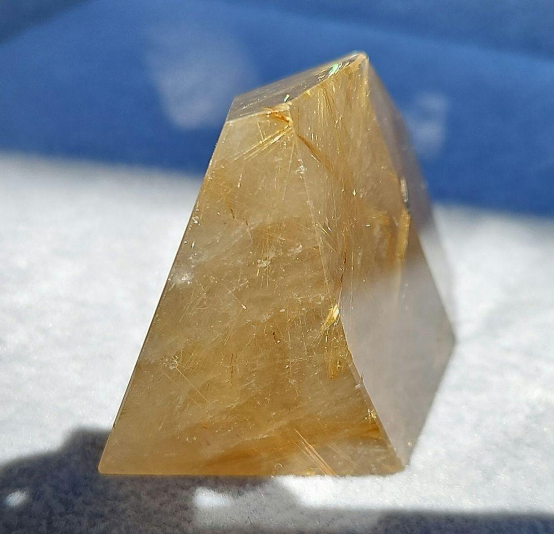 ゴールドルチル　53.3mm 90.4g ポリッシュ ヘマタイト　太陽放射