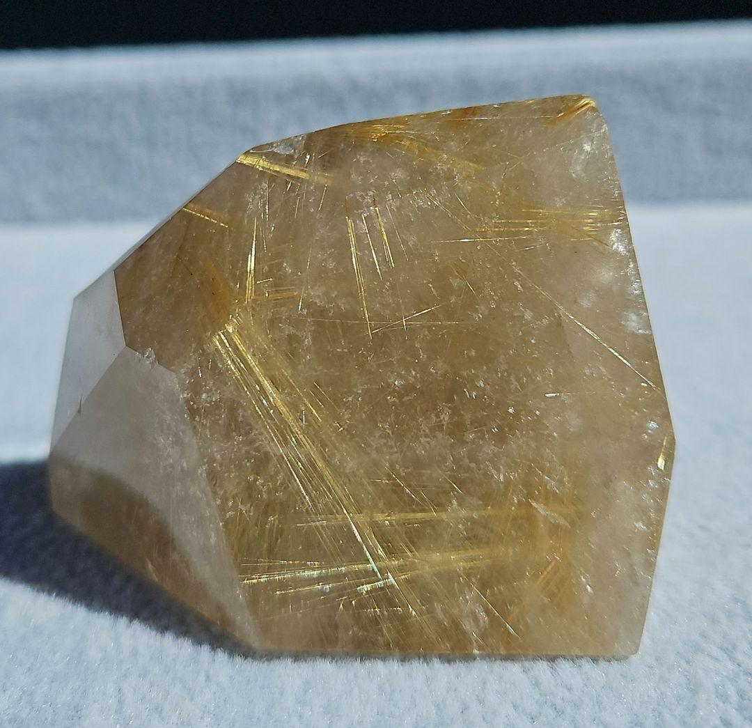 ゴールドルチル　53.3mm 90.4g ポリッシュ ヘマタイト　太陽放射