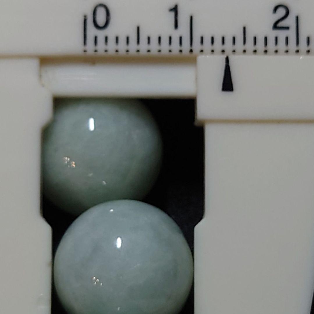 ★ビルマ翡翠 13.3ミリ珠 ブレスレット④(SA)