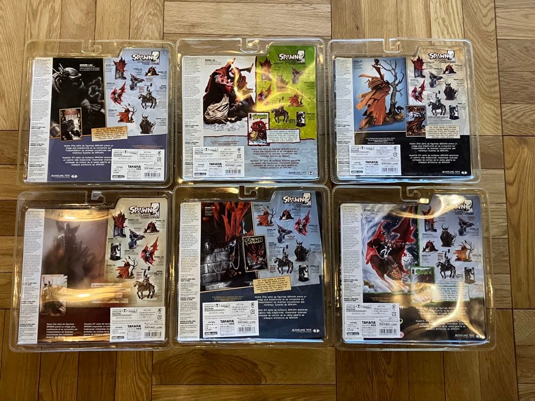 未開封 Spawn Classic Comic Covers 24 6体セット