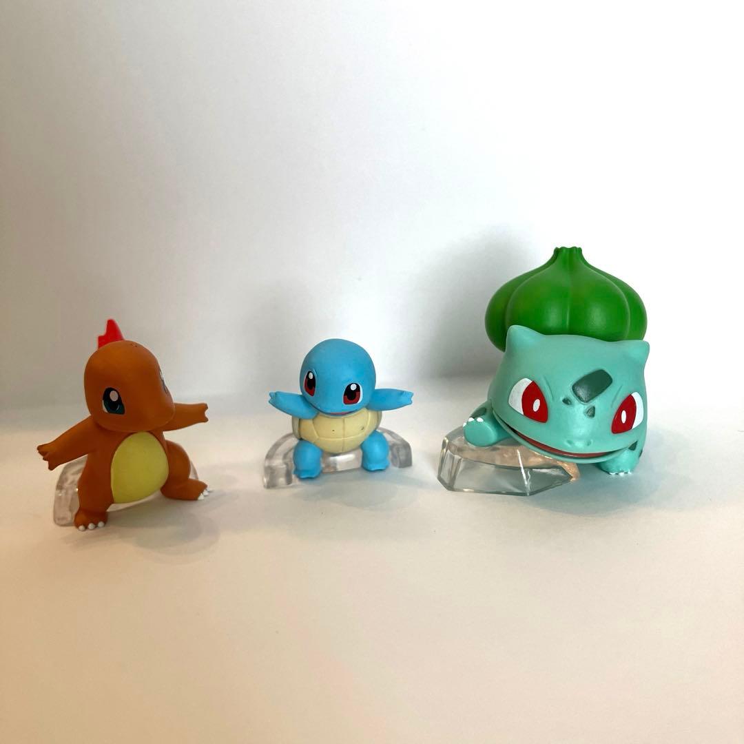 ポケモン スケールワールド フィギュア ヒトカゲ ゼニガメ フシギダネ