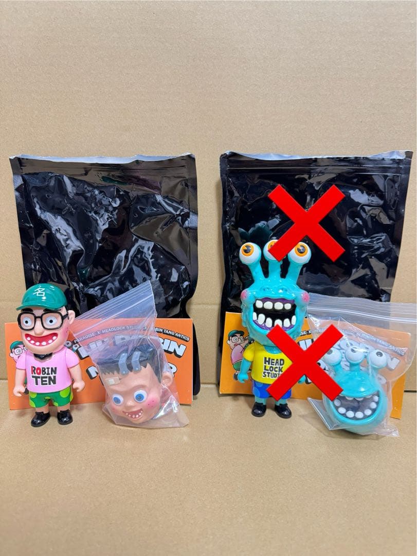 ソフビ　バラ　ロビンテン x ヘッドロックスタジオ Headlockstudio