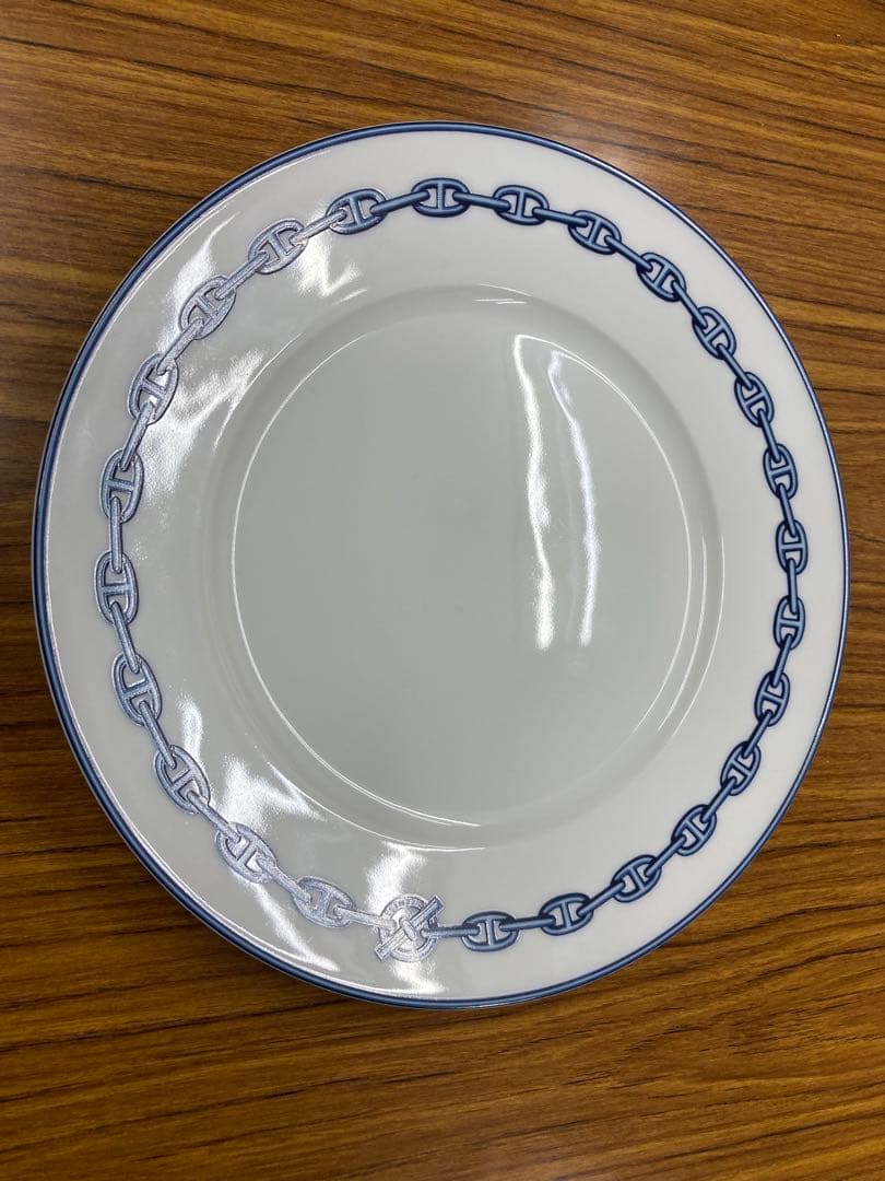 HERMES エルメス シェーヌダンクル プレート 27.5cm