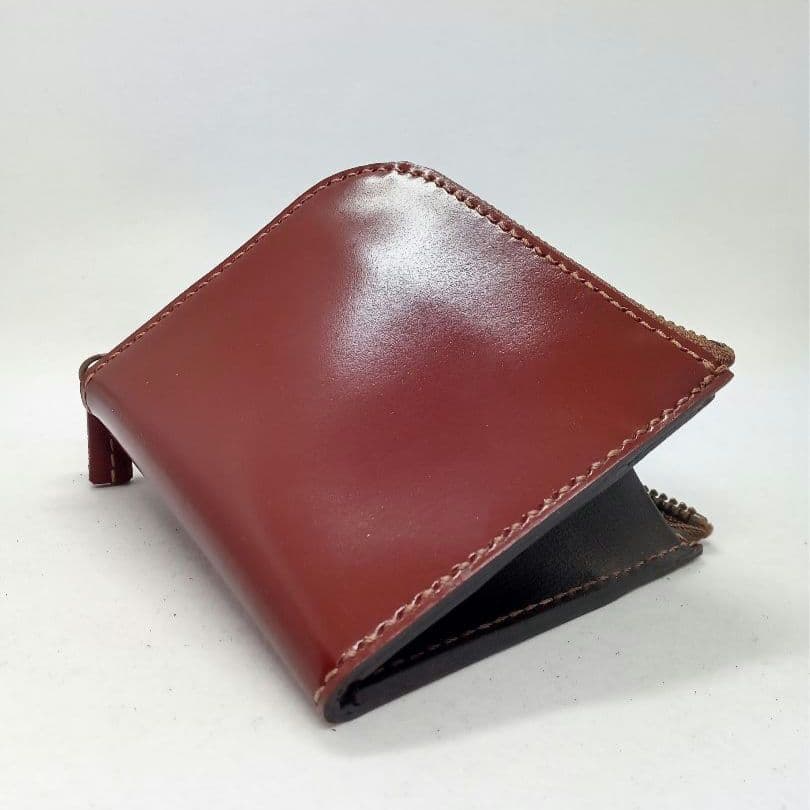 コンパクト財布(コードバン)