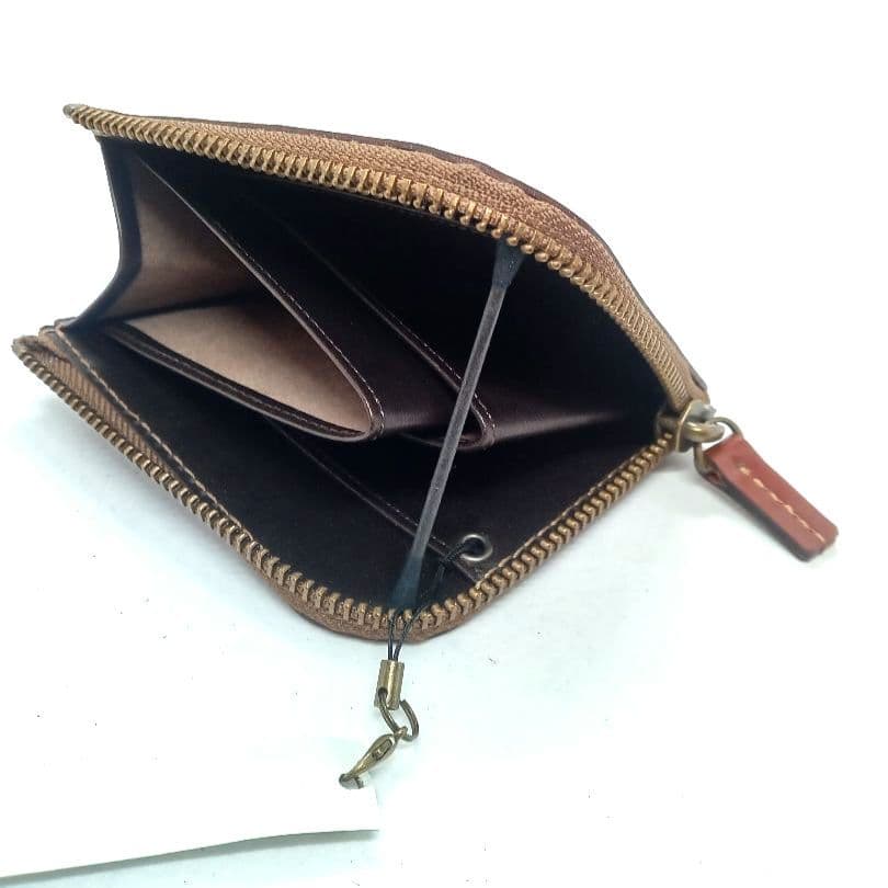 コンパクト財布(コードバン)