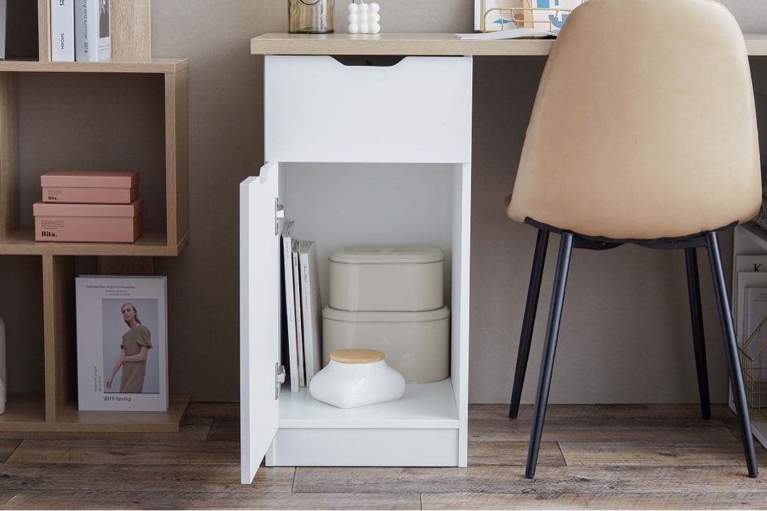 幅120cm】Ella 収納付きデスク