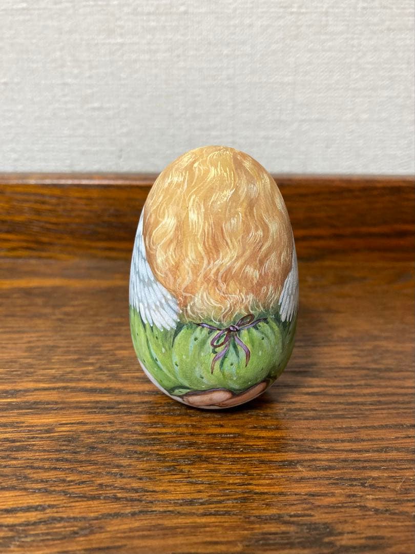 秋の感謝セール♪ロシア雑貨☆天使のエッグオーナメント マトリョーシカ リダ工房