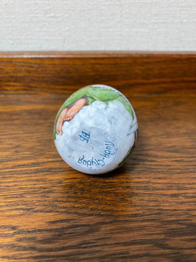 秋の感謝セール♪ロシア雑貨☆天使のエッグオーナメント マトリョーシカ リダ工房