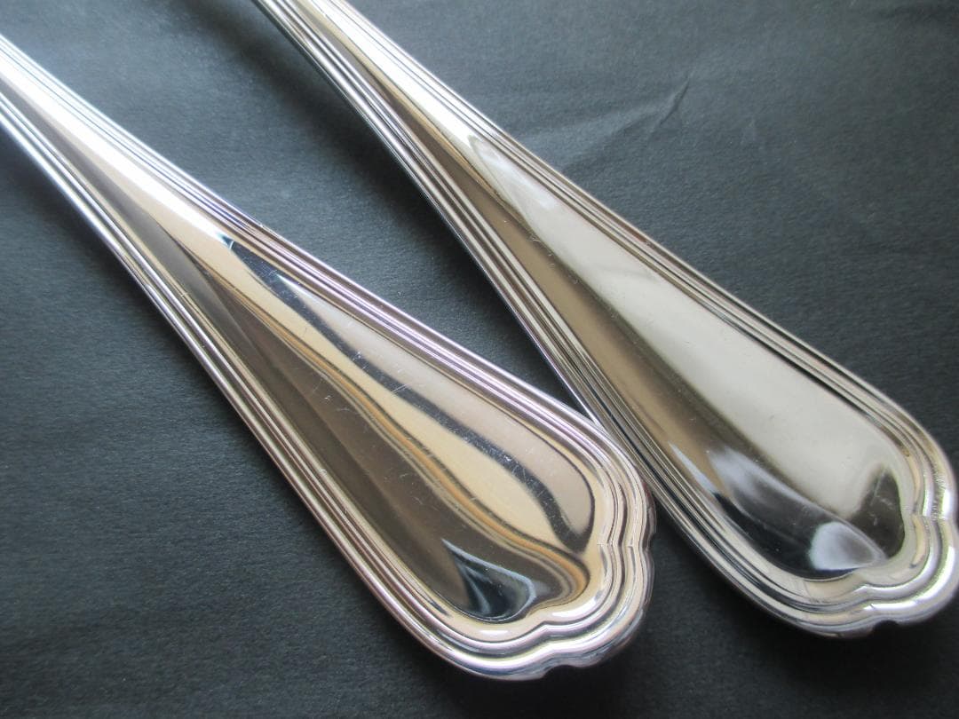 仏蘭西高級銀器クリストフルシルバー　サーバーフォーク＆スプーン２本　スパトゥール