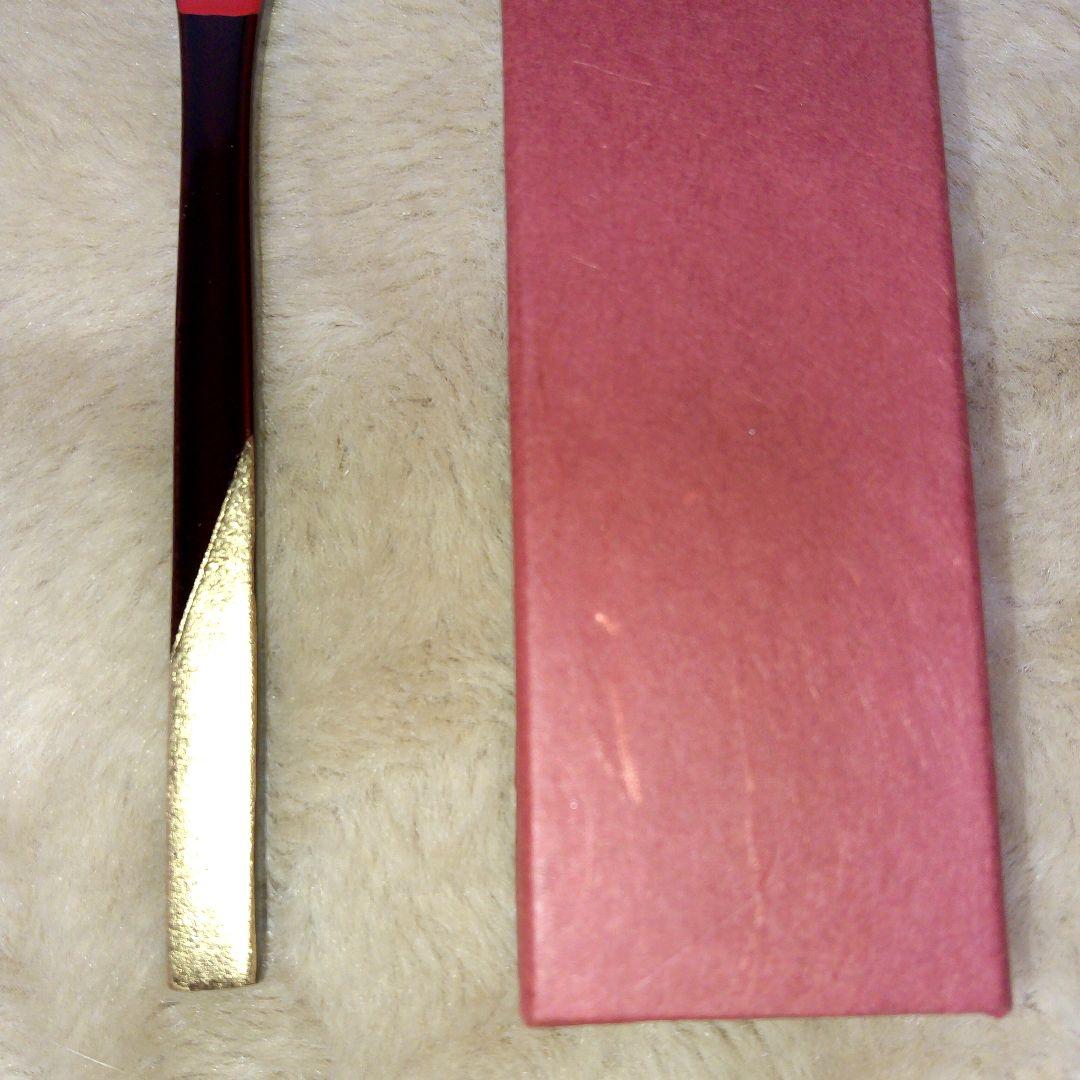 天然木 手造り 雲丹 ヘラ ウニ 漆器 うるし塗装 MEC-10