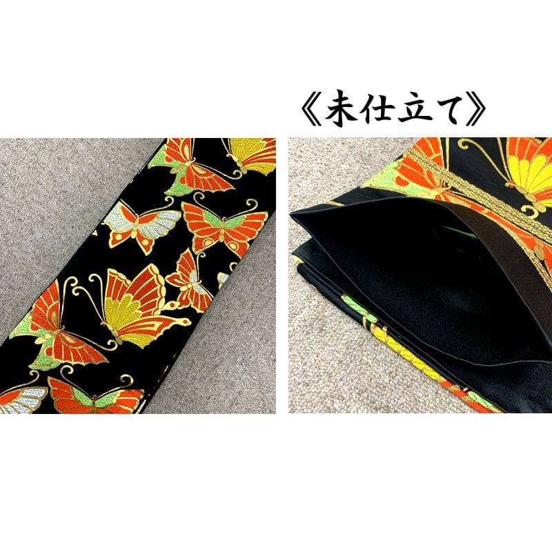 509ag1□七五三 七歳 女児 着物&袋帯 ぼかし花柄 地紋□美品