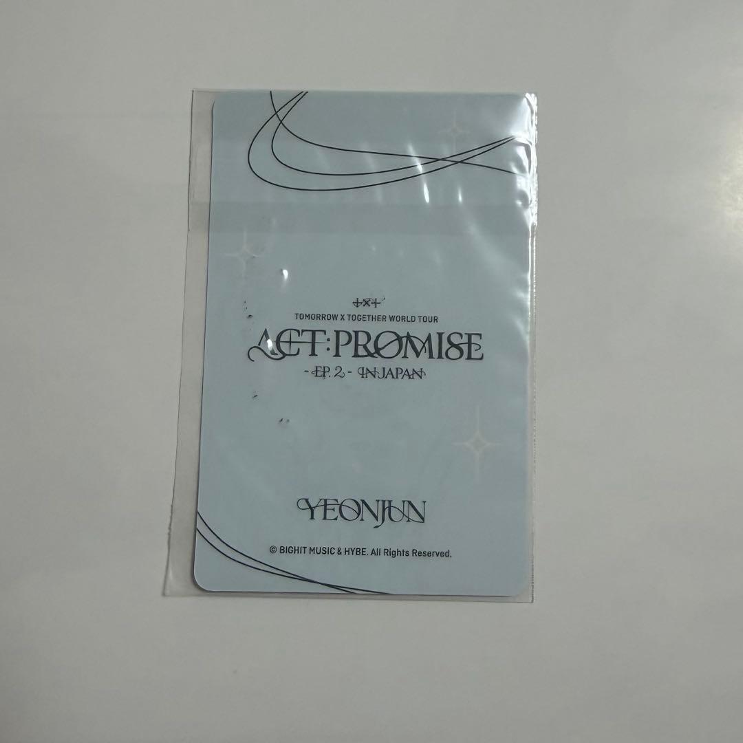 TXT ACT:PROMISE ep.2 アプグレ特典トレカ ヨンジュン - メルカリ