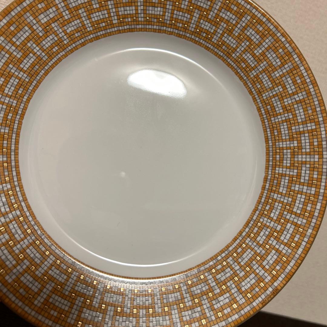 エルメス　ヴァンキャトル ゴールド　ディナープレート　27.5cm