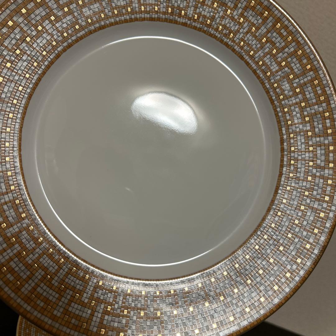 エルメス　ヴァンキャトル ゴールド　ディナープレート　27.5cm