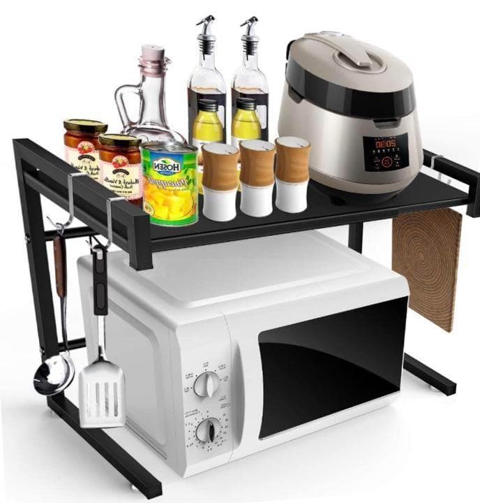 ❤科学的構造に基づいた設計で地震にも強く安心安全♪❤高耐荷重30kg❣レンジ台