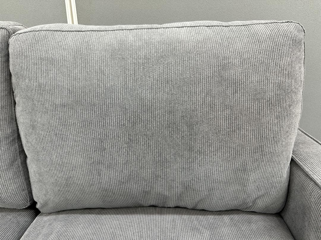 2人掛けソファ　ロータイプソファ可能　グレー