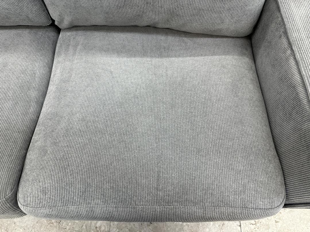 2人掛けソファ　ロータイプソファ可能　グレー