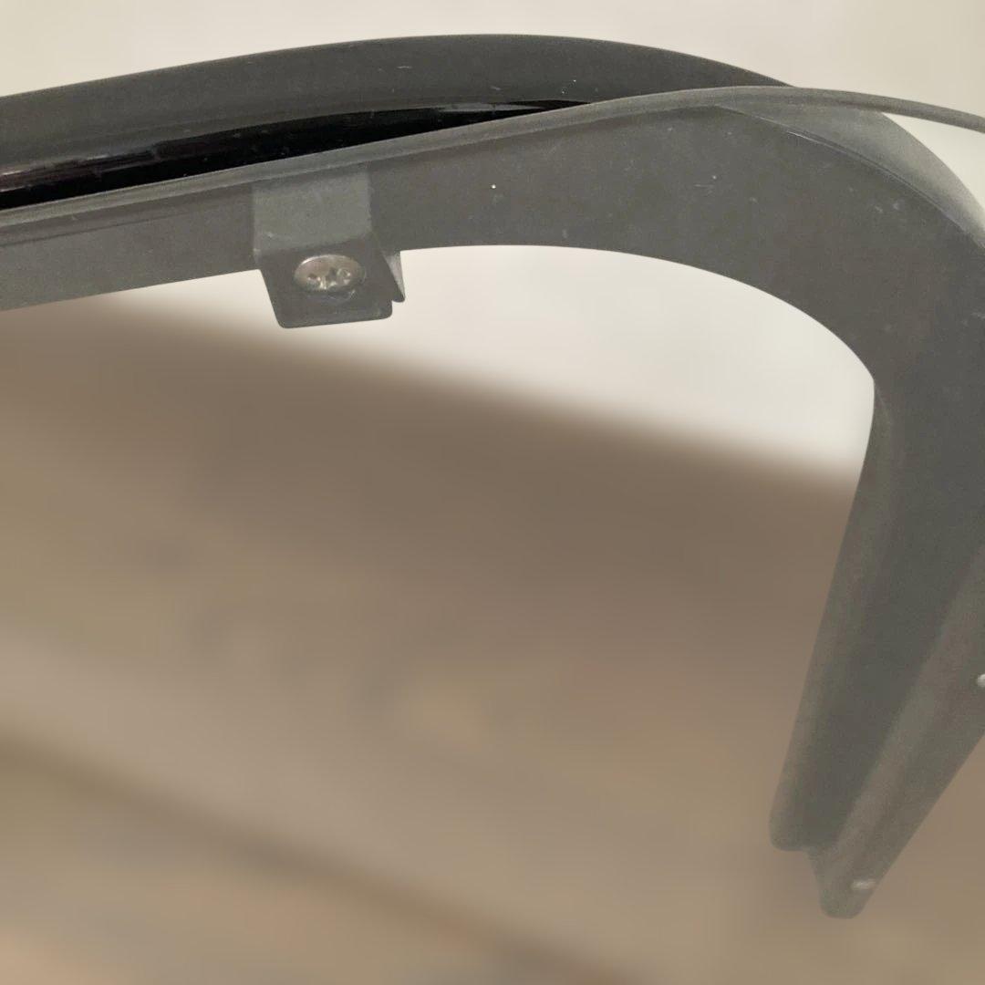 希少　レトロ　ガラステーブル　ブラック