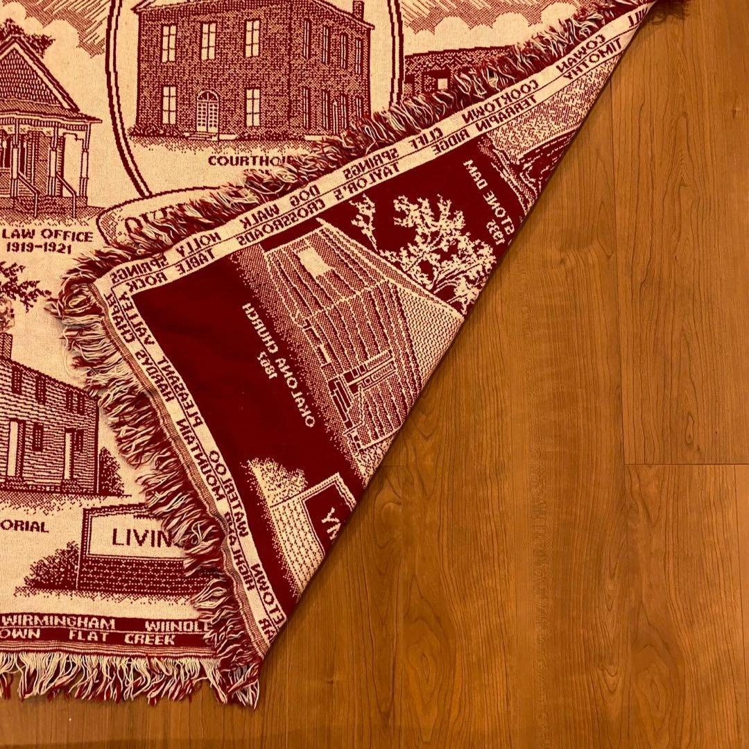 美品】USA 郷土柄 ゴブランラグ 大判 タペストリー 160×120 - メルカリ