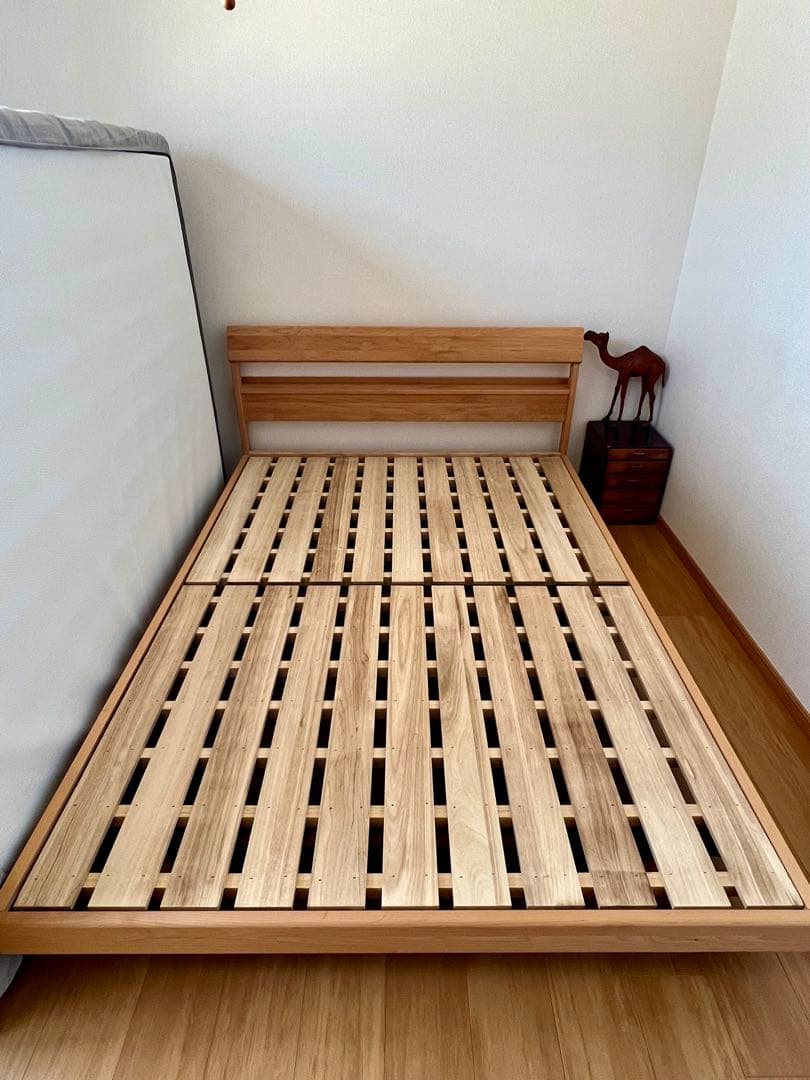 直接引き取りのみ　ダブルベッド&エマスリープダブルマットレスのセット　岡山・倉敷