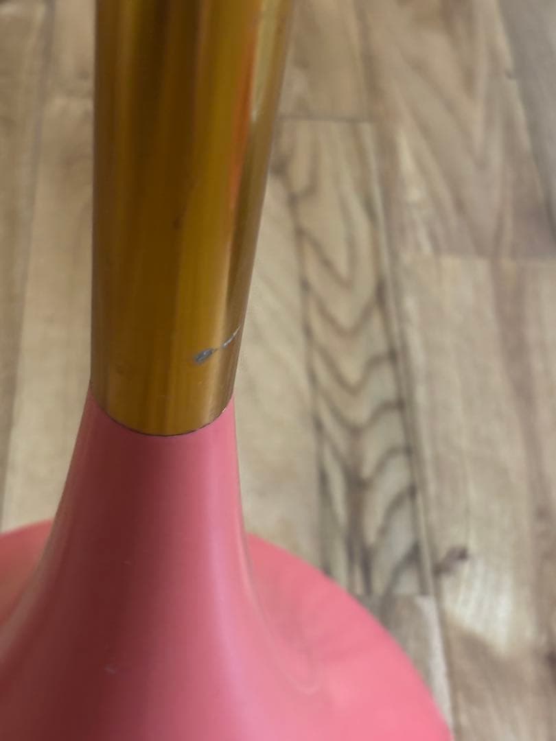 昭和レトロ　ポップ　灰皿　スタンド　アッシュトレイ ピンク