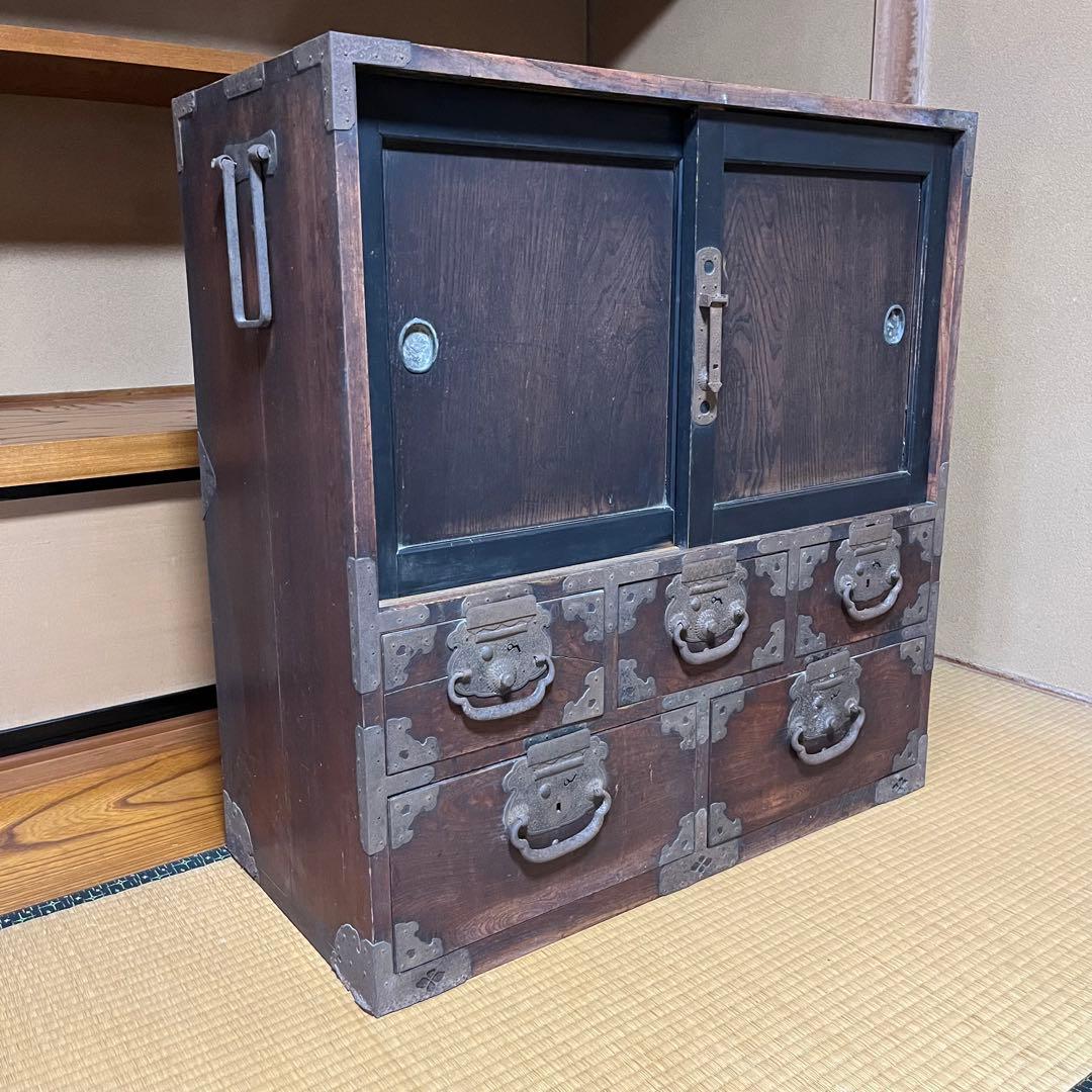 大正ロマン　アンティーク　箪笥