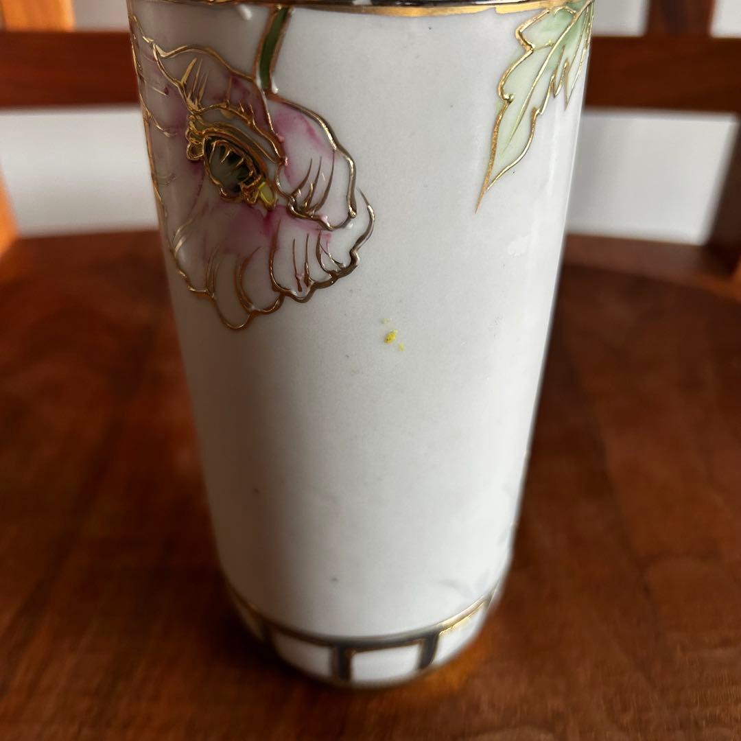 アンティーク】花瓶 オールドノリタケ M 印NIPPON表記 ハンドペイント