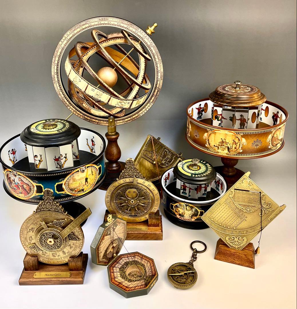 【プラキシノスコープ】回転覗き絵　オルゴール付き　レトロアンティーク　即発送可能