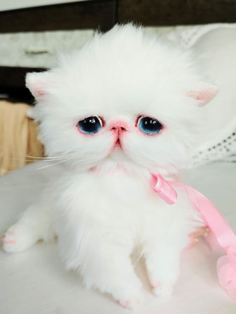 短足ころりんボディ♡うるるんオメメの子猫ちゃん♡アートドール♡ぬいぐるみ♡